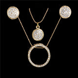 Fashion Clear Austria Crystal Jewelry Sets