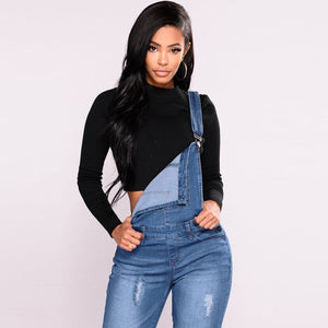 Fashion Women Denim Overalls