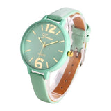 Design Quartz  Women Band Simple Leather Watch