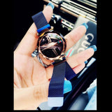 Iron Alloy Strap Quartz Watch Waterproof Fashion