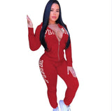 Tracksuit Women Casual Outfits Two Piece Set